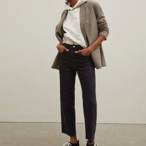 Everlane Way High Jeans Women's 29 Black Coal Raw